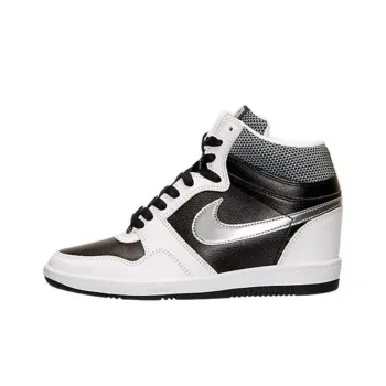 Nike Force Sky High Black Metallic Silver White Women's