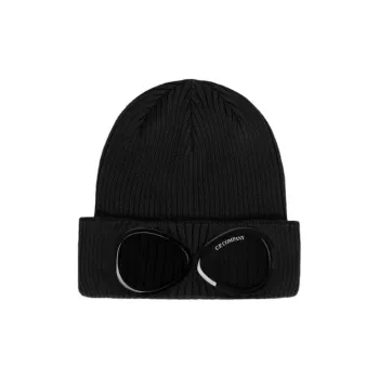 C.P.Company Goggles detail Ribbed Beanie
