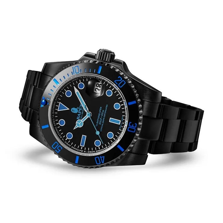 A BATHING APE Type 1 A BATHING APEx Watch Black/Red-1