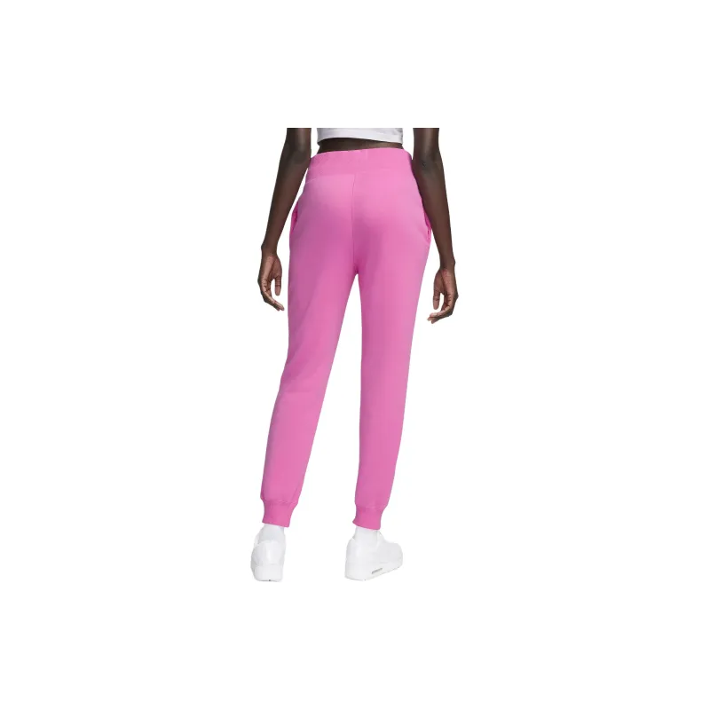 Nike Sportswear Phoenix Fleece Knitted Sports Pants Women's Pink-1