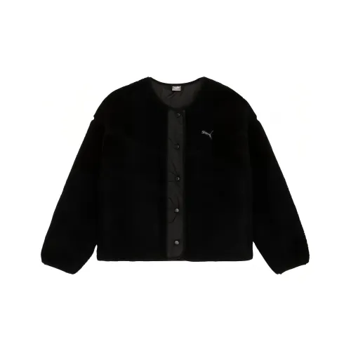 PUMA Reversibie Sherpa Velvet Jacket Women's Black