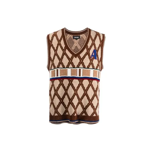 Ahluwalia Tank Tops Men Light Brown