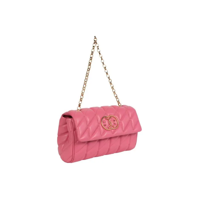 MOSCHINO Calfskin Crossbody Bag Shoulder Bag Women's Light Pink-1