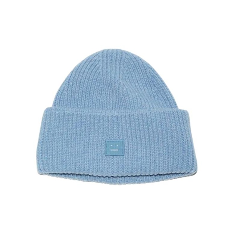 【関税込み】Acne Studios ブラック Small Face Logo ビーニー Acne Studiosのブラック Small Face Logo ビーニーがセール中