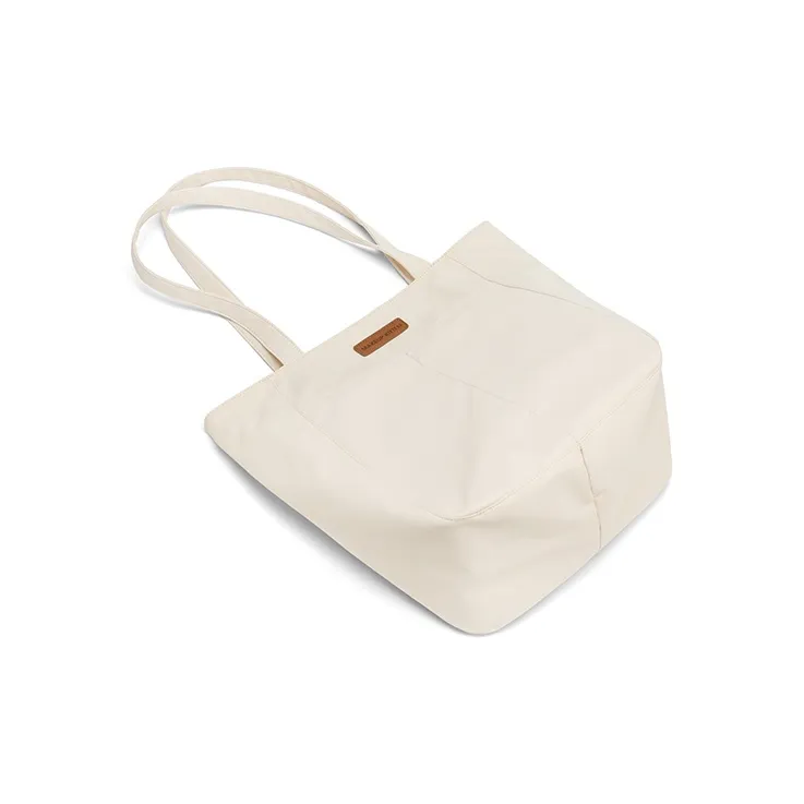 MAKEUP KITTEN Nylon Fabric Shoulder Bag Large Size Women's Light Apricot-13