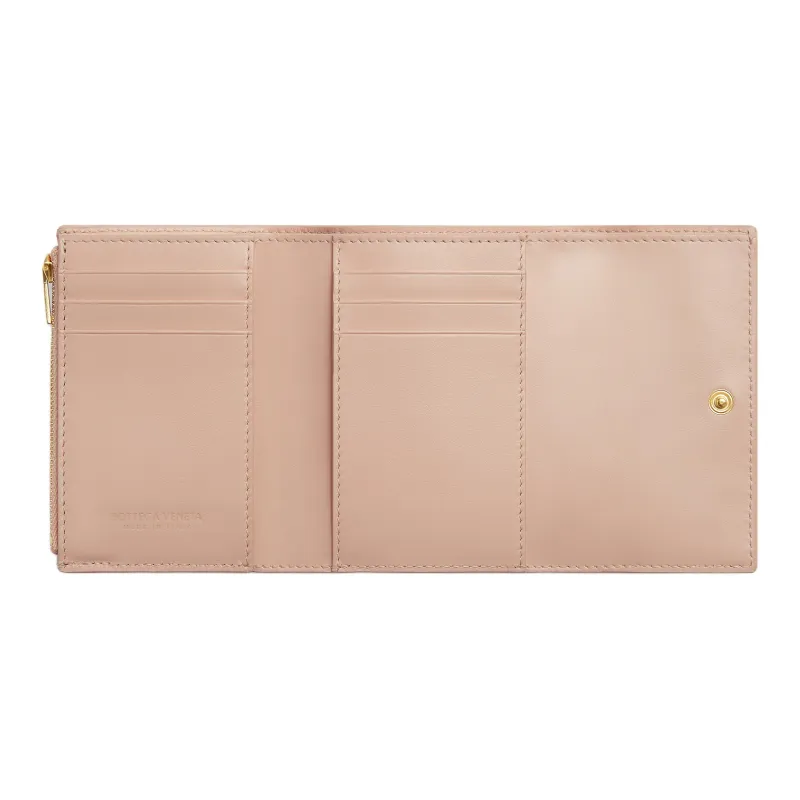Bottega Veneta Cassette Tri Fold Zip Wallet-3