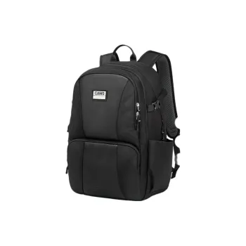 CAMS Polyester Backpack Regular Men's Rock Pattern Black