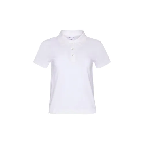 Champion Danielle Guizio Co-brand Polo Shirts Women's White