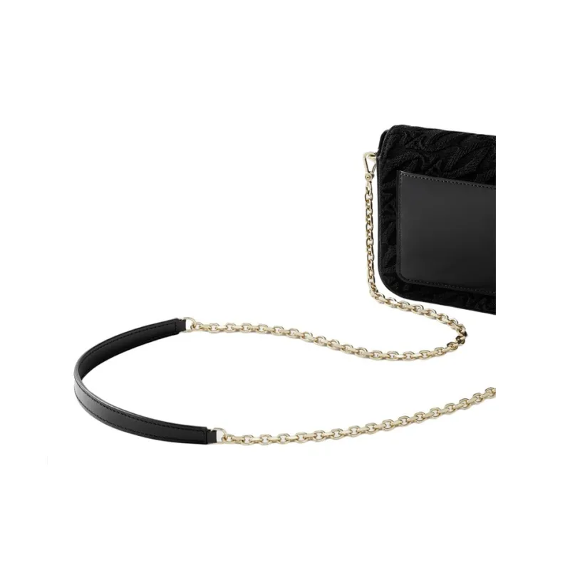 CARTIER C De Cartier Collection Calfskin Crossbody Bag Shoulder Bag Mini Women's Black-1