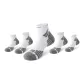 5 Pack Gray White
