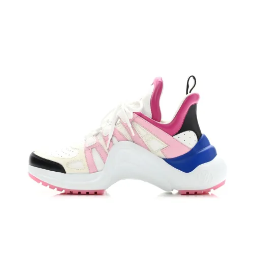 LOUIS VUITTON Archlight 1.0 Casual Shoes Women's Low-Top White/Pink