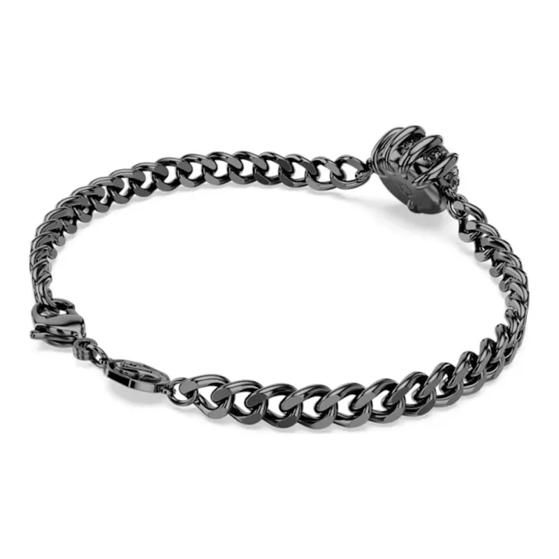 Swarovski Imitation Crystal Ruthenium Plating Bracelets Women's Black-2
