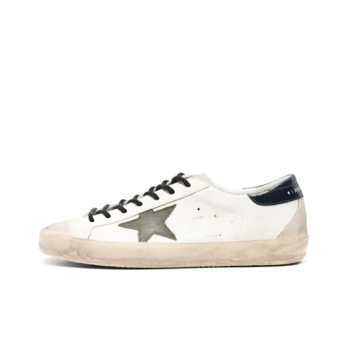 Golden Goose Super-Star Distressed Leather Sneakers