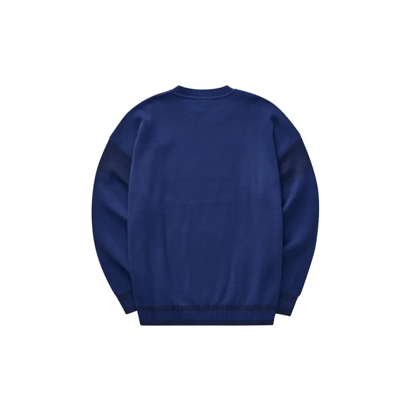 Skechers Colorful Sweatshirt Unisex Navy Blue-1