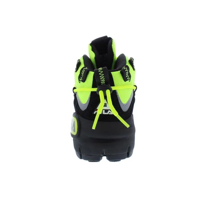 FILA Grant Hill 1 Anti Slip Wear Resistant Mid Top Casual Shoes Women's Green-2