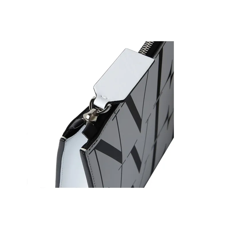 Valentino Cow Leather Clutch Women's White-5