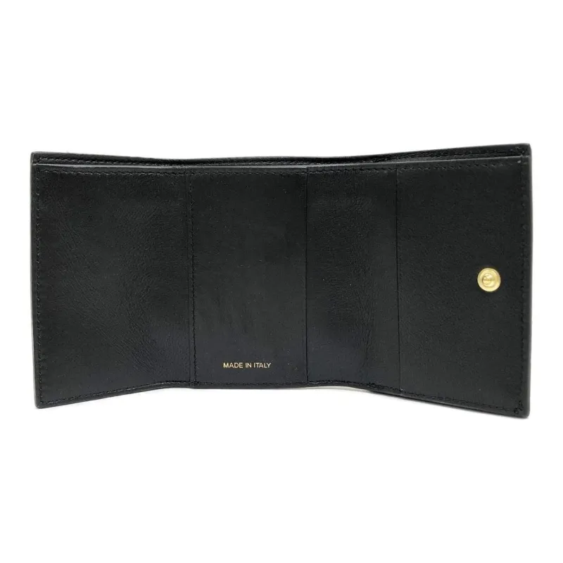 MARNI Leather Wallet Women's White & Black-4