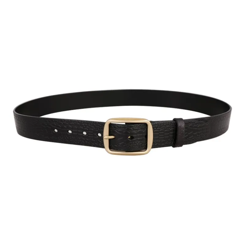 Cows Reign Top Grain Cow Leather Belts Men's Width 3.7cm-1