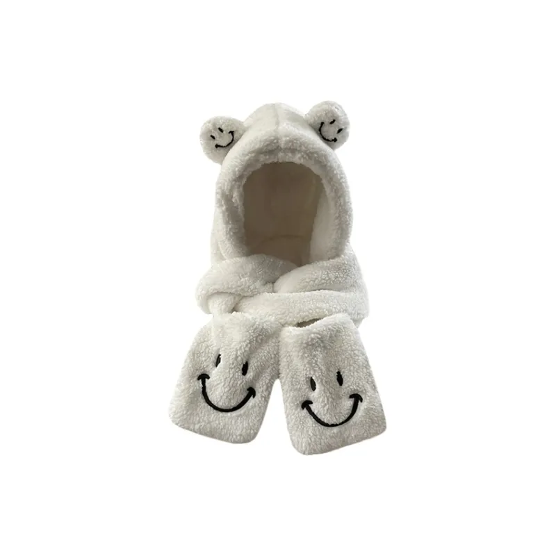 JW Polyester One Piece Cloak Beanie Women's-0