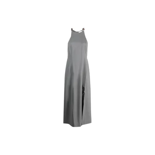 GANNI Sleeveless Dress Women's Gray