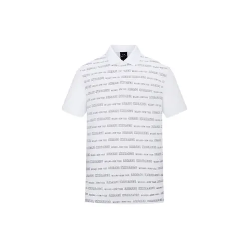 ARMANI EXCHANGE Polo Shirts Men White