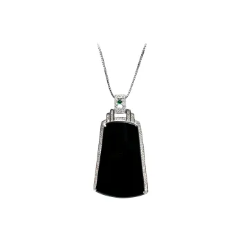Green Waves Bean Type S925 Silver Unisex