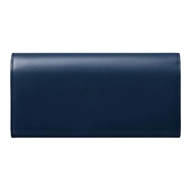 CARTIER C De Cartier Collection Calfskin Wallet Women's Midnight Blue-1