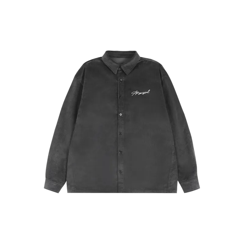 Atry Flower Body LOGO Series Shirt Unisex Dark Gray-1