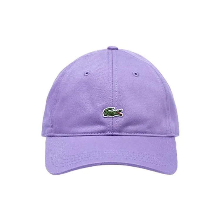 LACOSTE Cotton Baseball Caps Unisex Purple-0