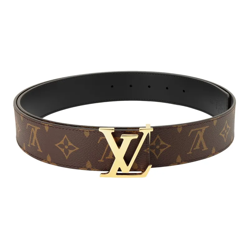 LOUIS VUITTON Belt Facettes Vernis Amarante-4