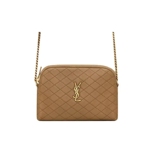 SAINT LAURENT skirt Lambskin Shoulder Bag Crossbody Bag Women's Dark Color Cork Plug