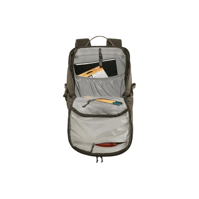 Fjallraven Recycled Polyamide Backpack Unisex Black Olive-3