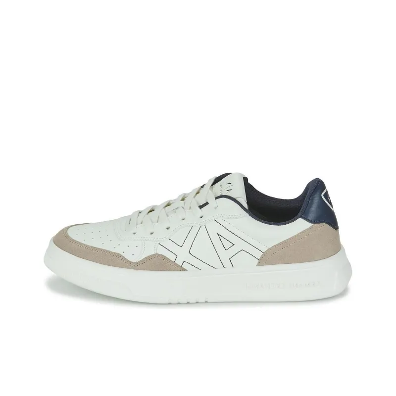 ARMANI EXCHANGEAE Low Top Skateboard Shoes Men's White-0