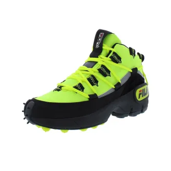 FILA Grant Hill 1 Anti Slip Wear Resistant Mid Top Casual Shoes Women's Green
