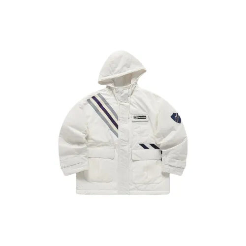 Facetasm X FILA FUSION Puffer Jackets Women's Feather Soft White