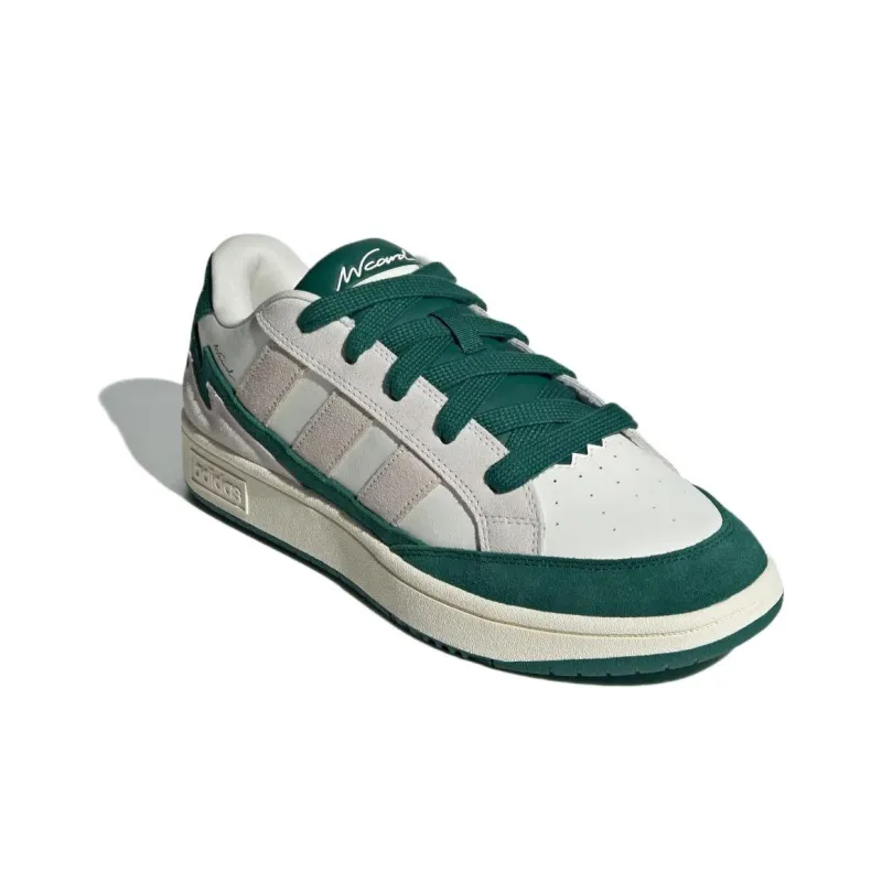 Adidas WCARD ADV Anti Slip Wear Resistant Low Top Skateboard Shoes Unisex Gray Green-3