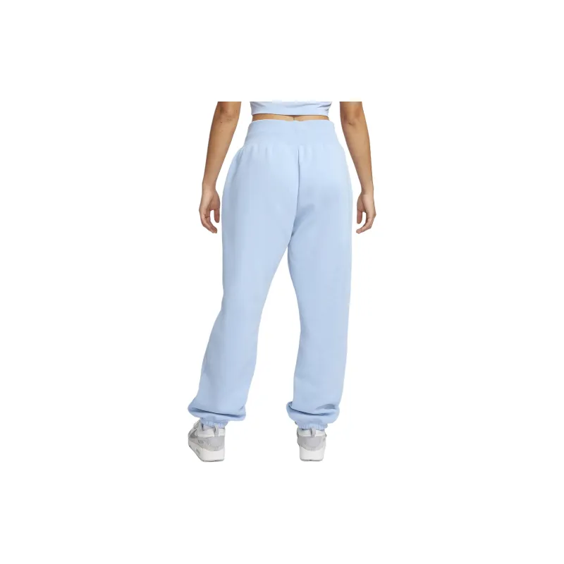 Nike Sportswear Phoenix Fleece Knitted Sports Pants Women's Light Shell Blue-1
