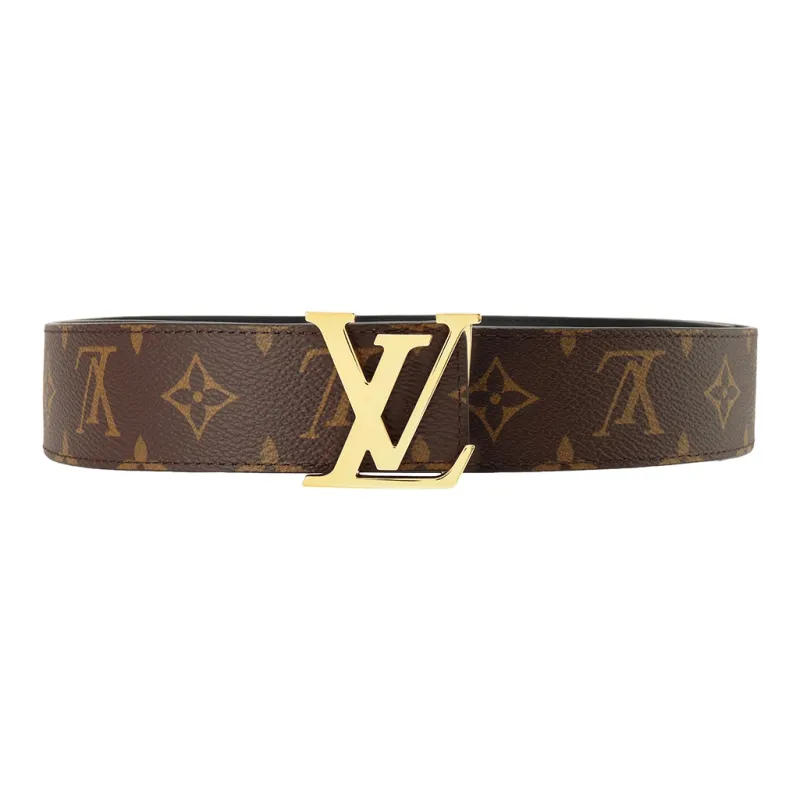 LOUIS VUITTON Belt Facettes Vernis Amarante-3