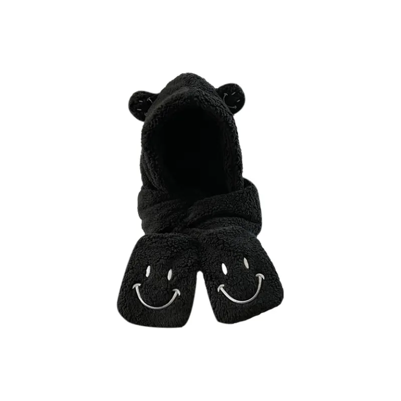JW Polyester One Piece Cloak Beanie Women's-3