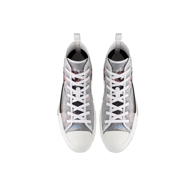 DIOR B23 High Canvas Sorayama Dinosaur Navy-3