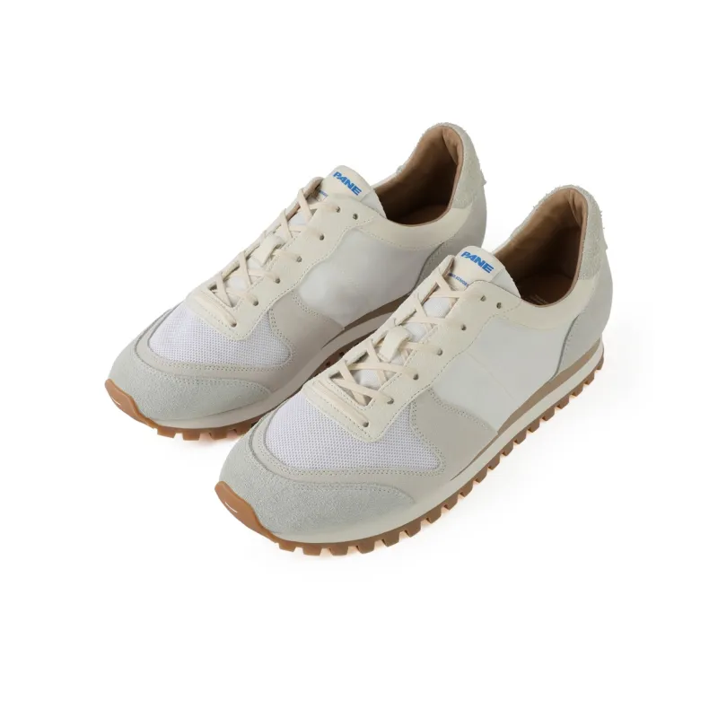 PANE Pace Nostalgia Model Isle Cloud Anti Slip Wear Resistant Low Top Casual Shoes Unisex White Gray-2