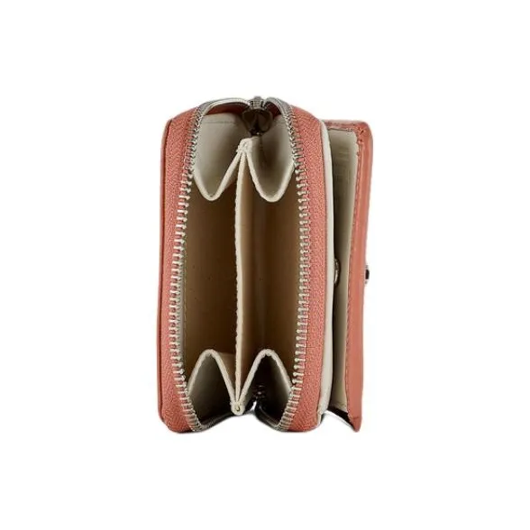 Vivienne Westwood Jordan Cow Leather Wallet Medium Size Women's Pink-2