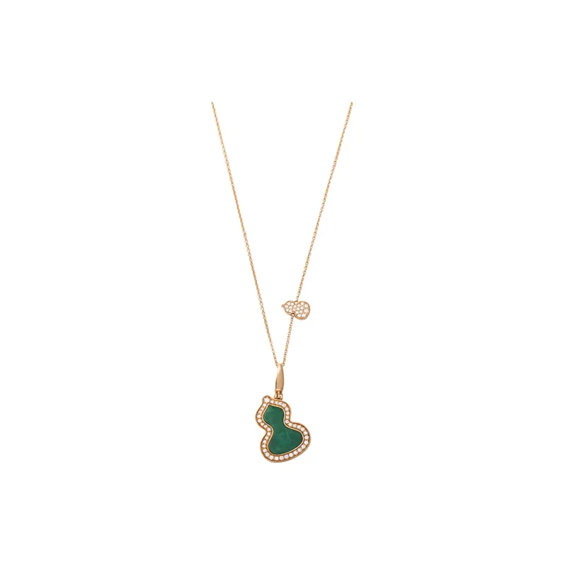 Qeelin Wulu Necklace Collection 18K Rose Gold Necklaces Women's-1
