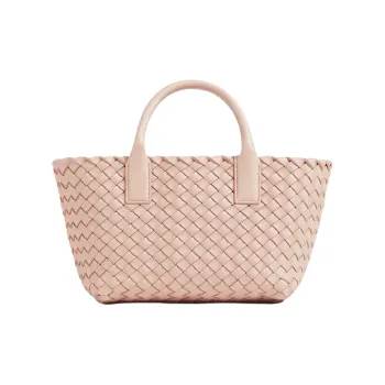 Bottega Veneta CABAT Sheepskin Tote Bag Shopping Bag Handbag Mini Women's Lotus Pink