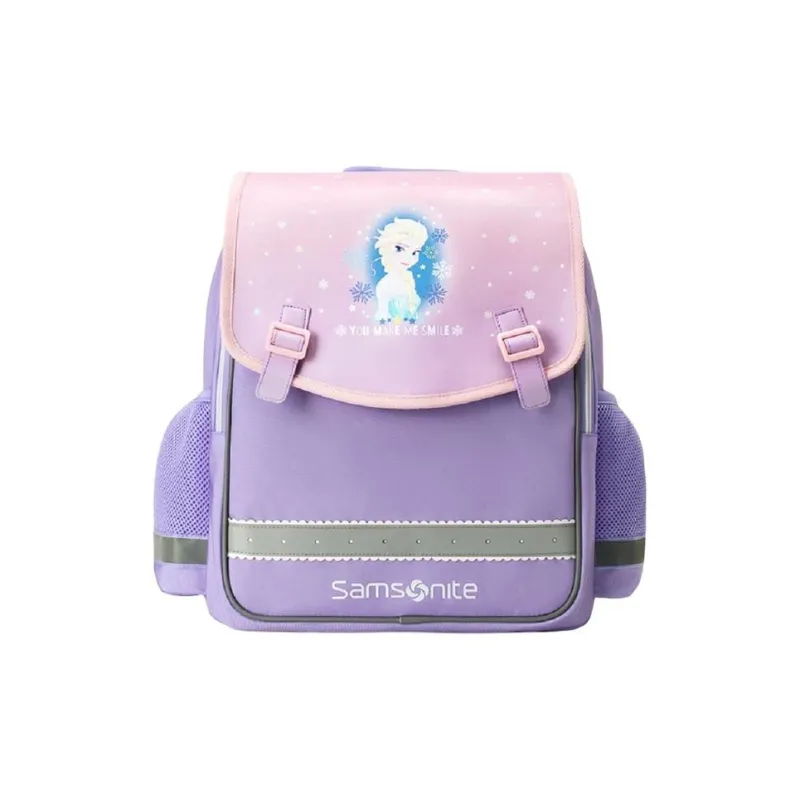 SAMSONITE Patchwork Fabric Backpack Kids' Pink & Purple-0