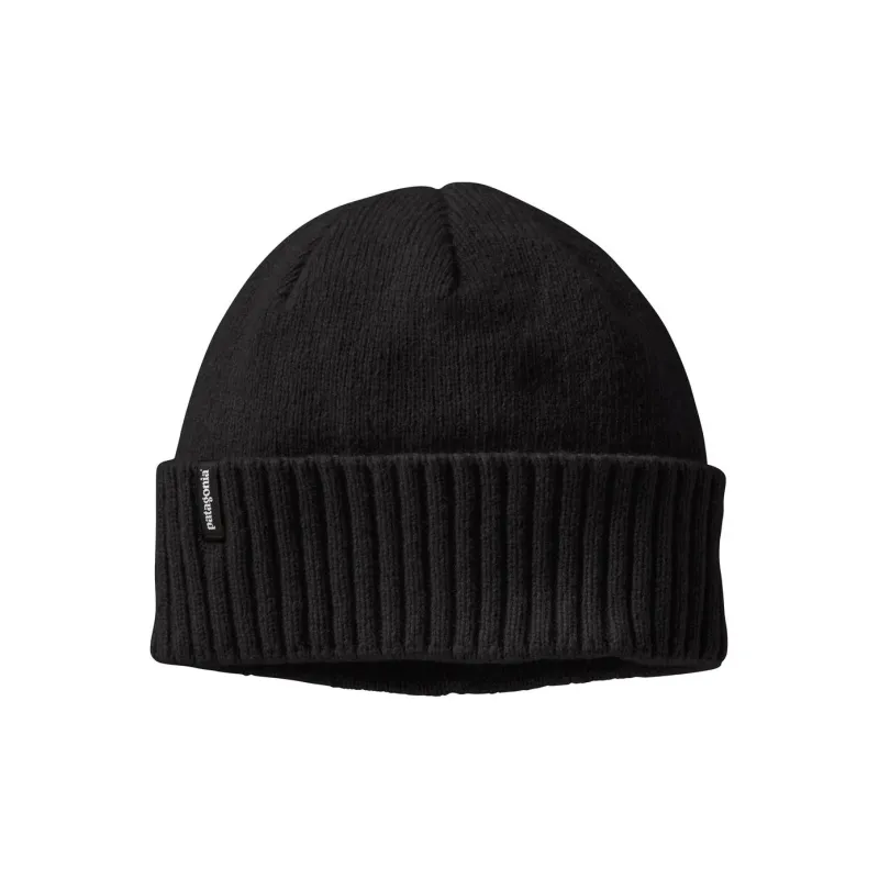 Patagonia Recycled Wool Recycled Nylon Yarn Beanies Men's Black-0