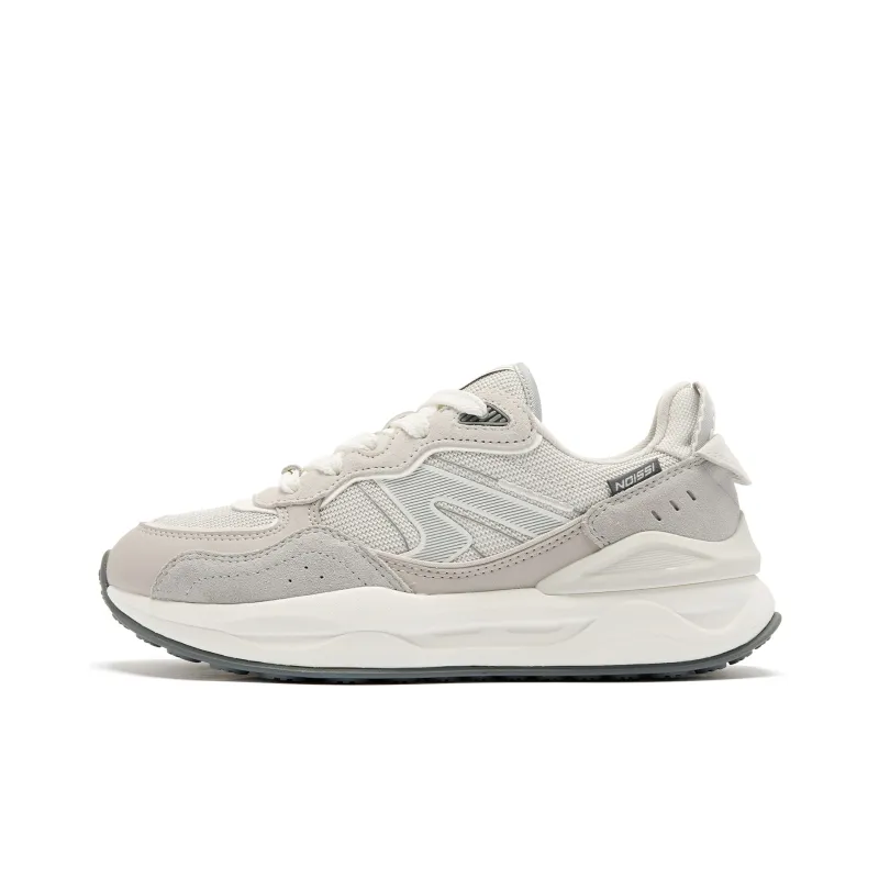 QIAODAN Revival 3.0 Anti-Slip Wear-Resistant Low-Top Casual Shoes Women's Mist Gray-0