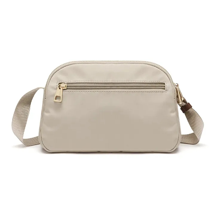 MAKEUP KITTEN Synthetic Leather Shoulder Bag Crossbody Bag Medium Size Women's Khaki-4