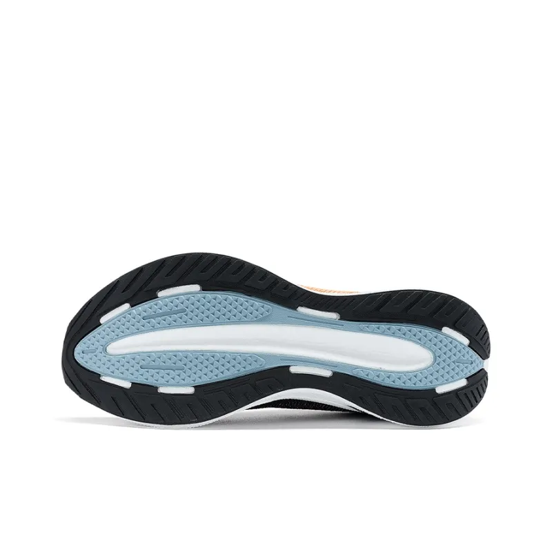 China Post x XTEP Cushioning Slip Resistant And Abrasion Resistant Low Top Training Running Shoes Men's Black/Mist Blue-5