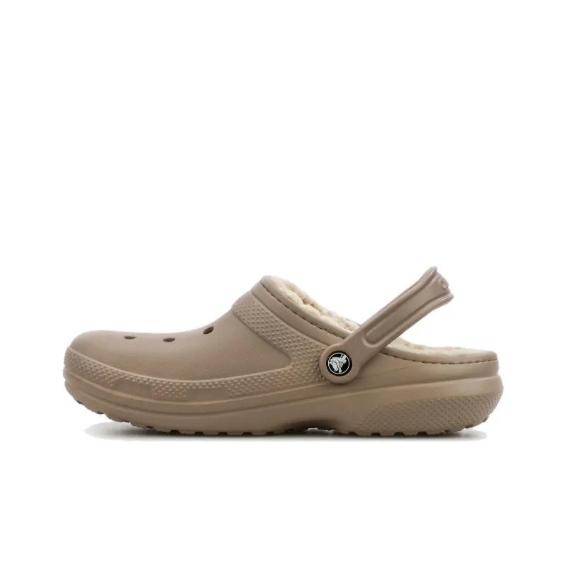 Crocs Classic Lined Clogs 'Mushroom Bone'-0